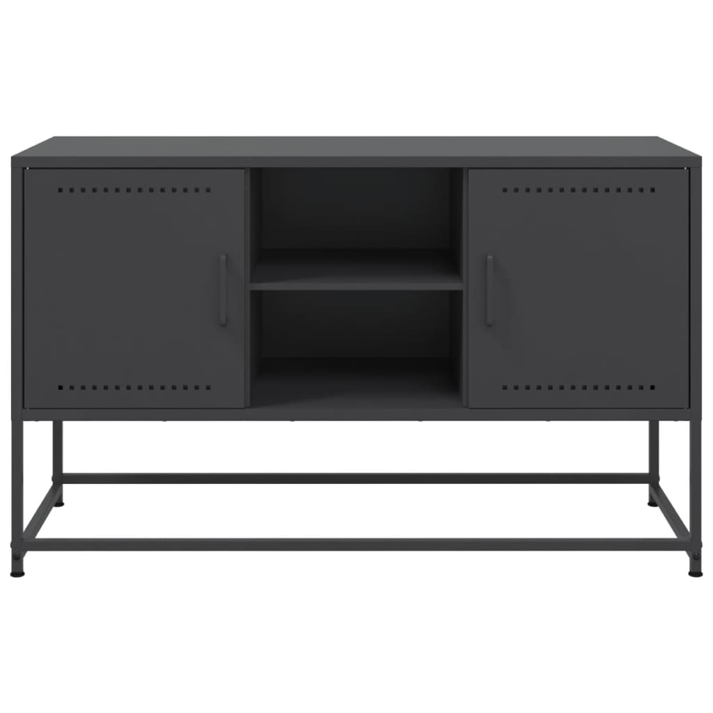 Hoge kast 36x39x123 cm staal zwart