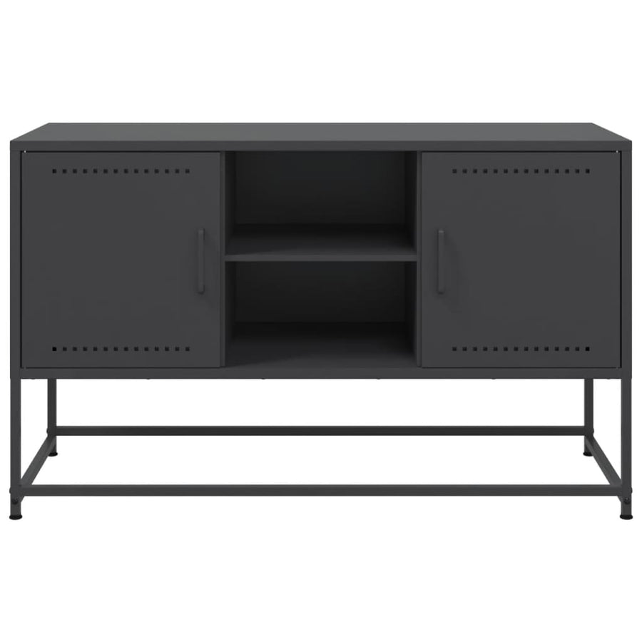 Hoge kast 36x39x123 cm staal zwart