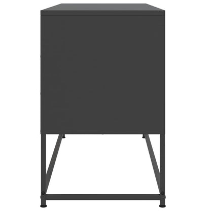 Hoge kast 36x39x123 cm staal zwart