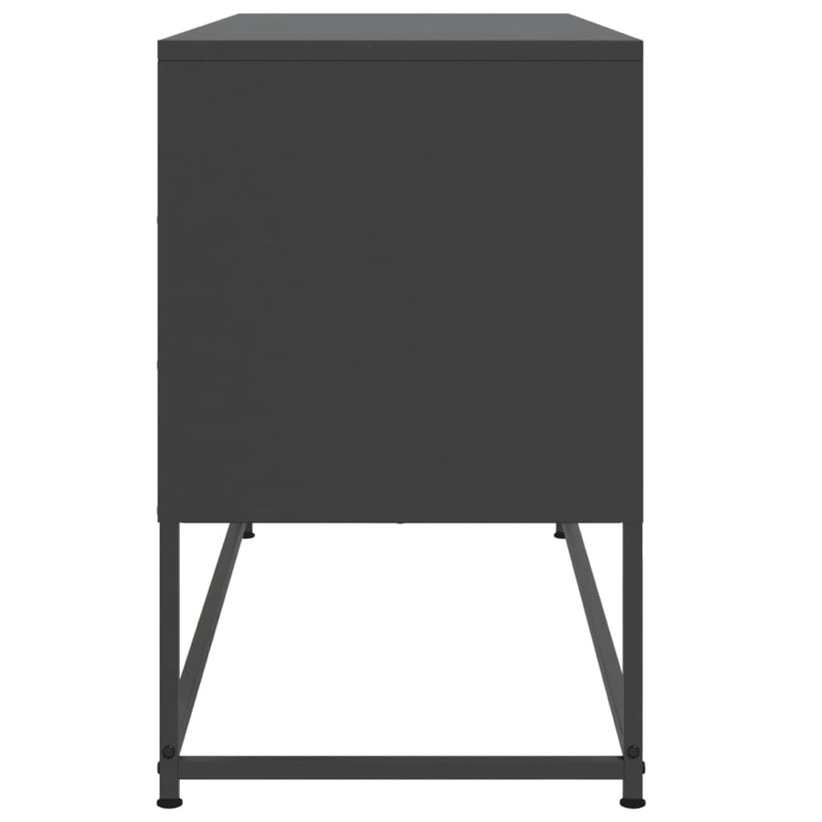 Hoge kast 36x39x123 cm staal zwart