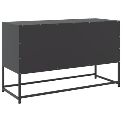 Hoge kast 36x39x123 cm staal zwart