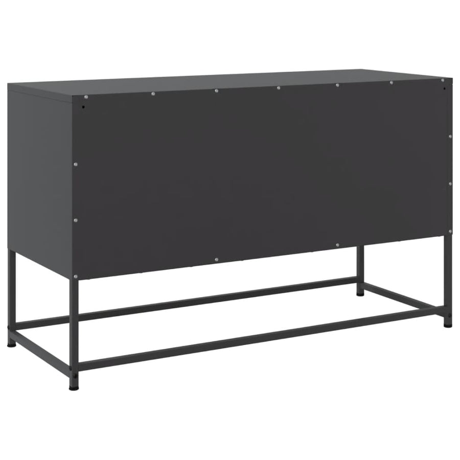 Hoge kast 36x39x123 cm staal zwart