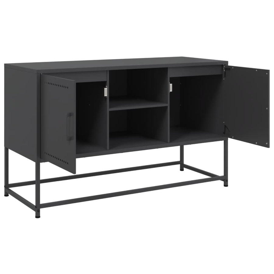Hoge kast 36x39x123 cm staal zwart