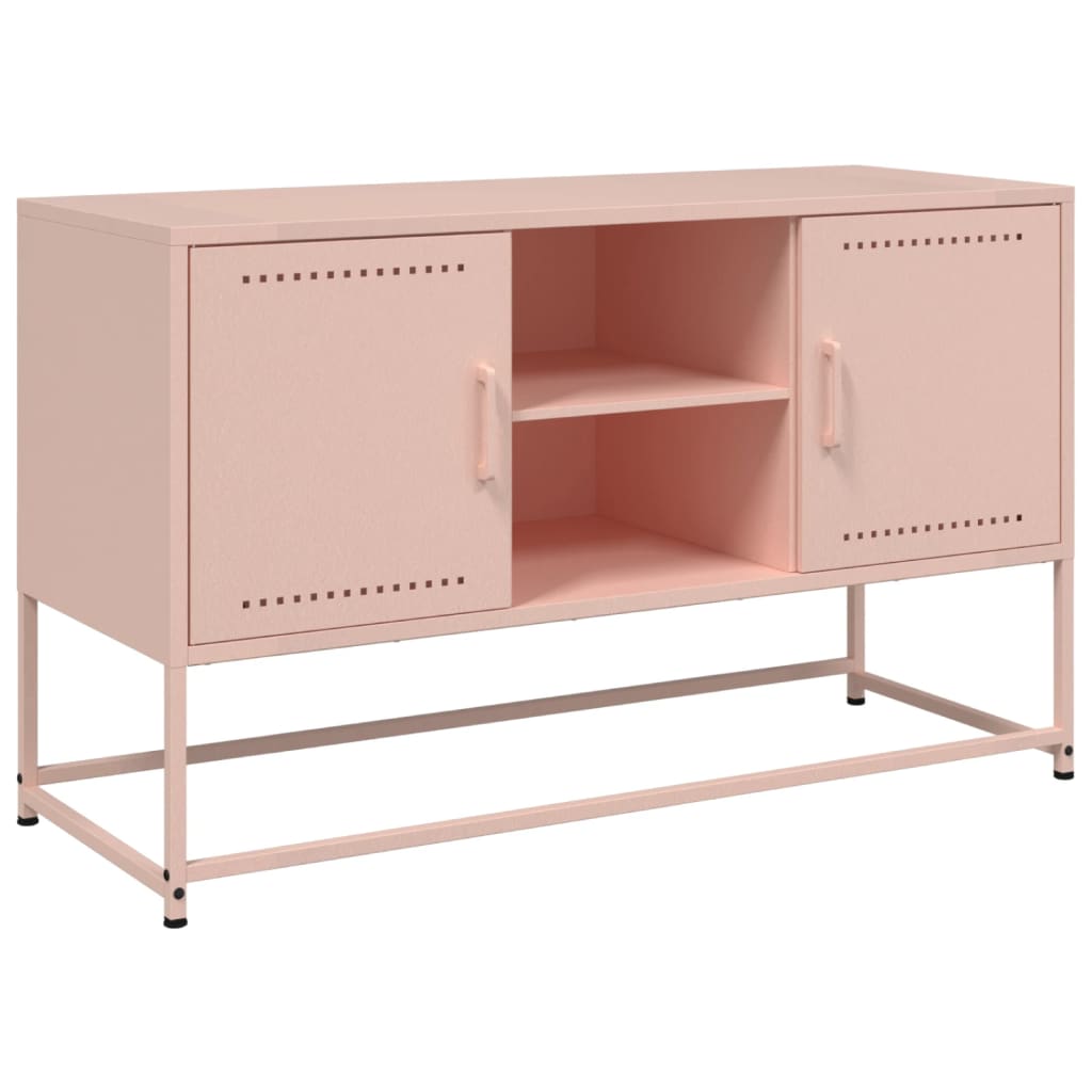 Hoge kast 36x39x123 cm staal roze