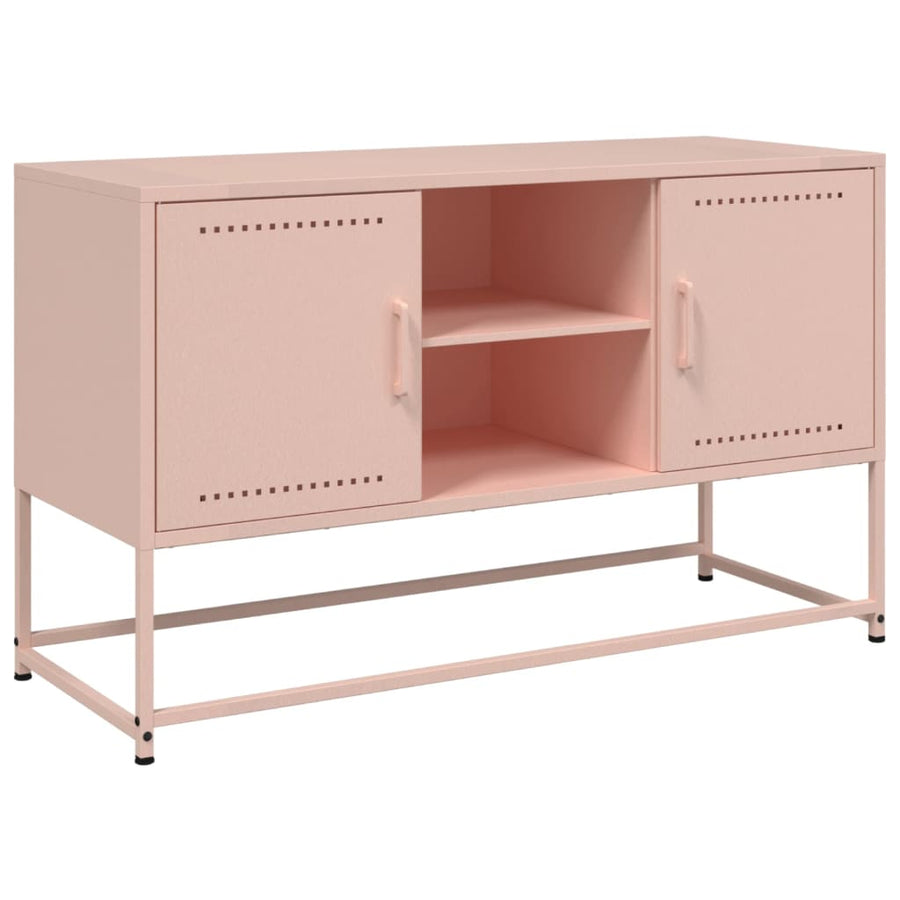 Hoge kast 36x39x123 cm staal roze