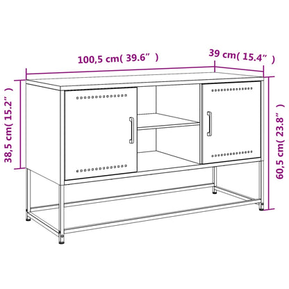 Hoge kast 36x39x123 cm staal roze