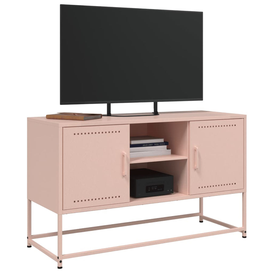 Hoge kast 36x39x123 cm staal roze