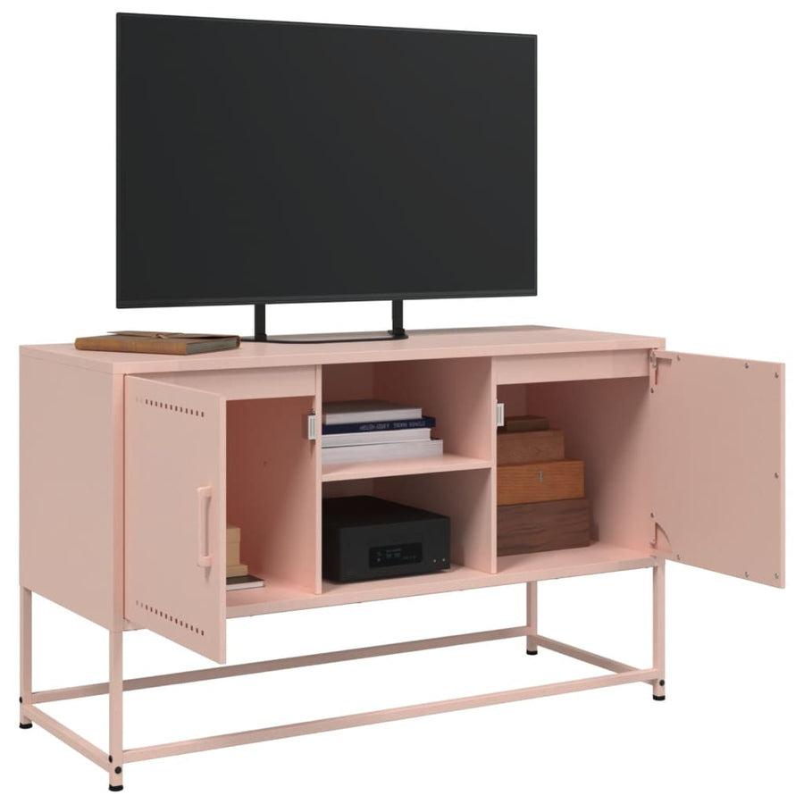 Hoge kast 36x39x123 cm staal roze