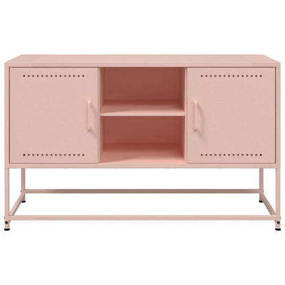 Hoge kast 36x39x123 cm staal roze