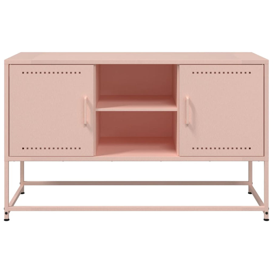 Hoge kast 36x39x123 cm staal roze