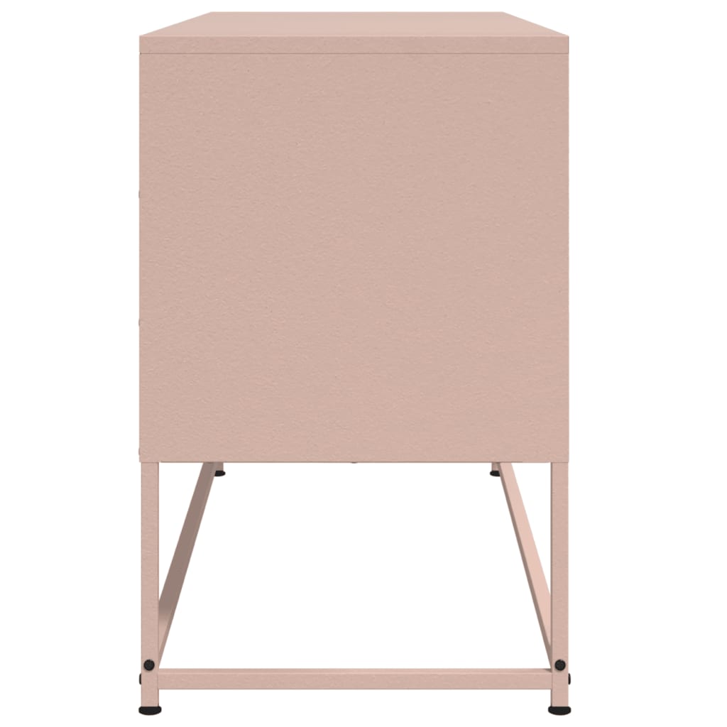 Hoge kast 36x39x123 cm staal roze