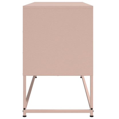Hoge kast 36x39x123 cm staal roze