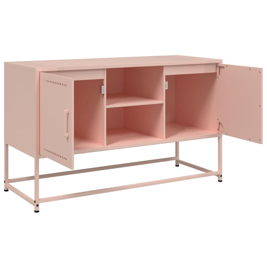 Hoge kast 36x39x123 cm staal roze