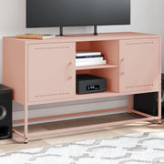 Hoge kast 36x39x123 cm staal roze wandmontage