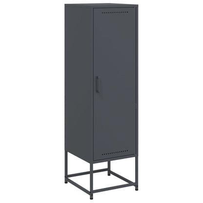 Hoge kast 36x39x123 cm staal antracietkleurig