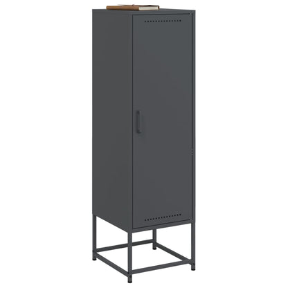 Hoge kast 36x39x123 cm staal antracietkleurig