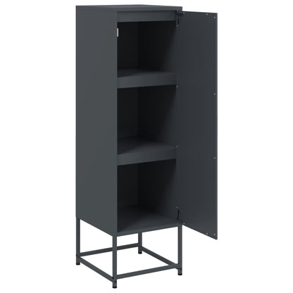 Hoge kast 36x39x123 cm staal antracietkleurig