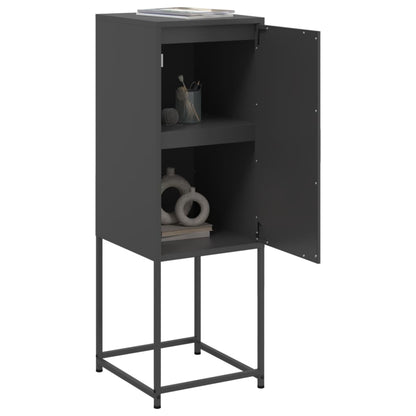 Hoge kast 36x39x107 cm staal zwart