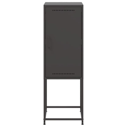 Hoge kast 36x39x107 cm staal zwart