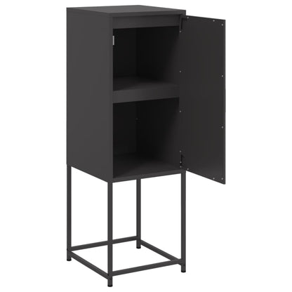 Hoge kast 36x39x107 cm staal zwart