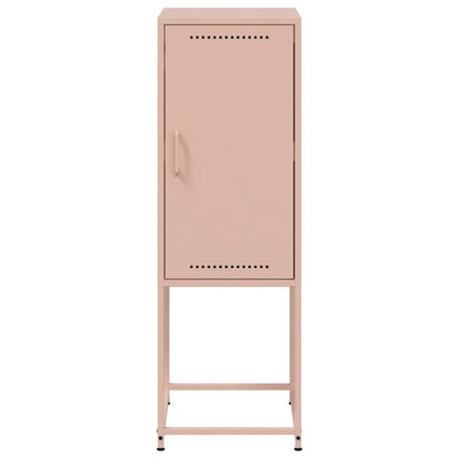 Hoge kast 36x39x107 cm staal roze
