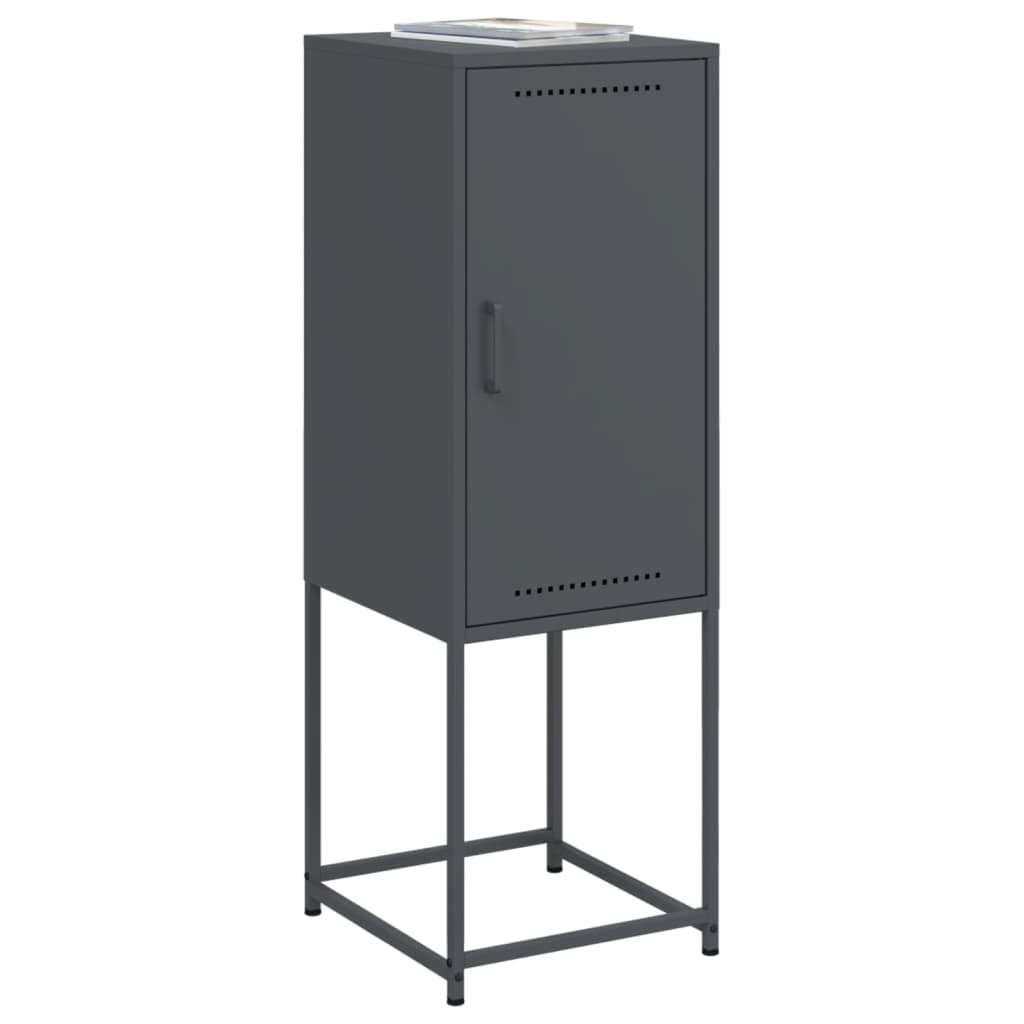 Hoge kast 36x39x107 cm staal antracietkleurig
