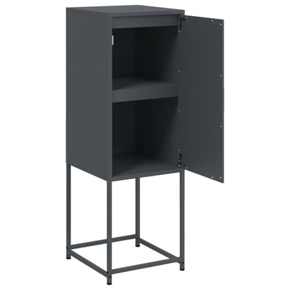 Hoge kast 36x39x107 cm staal antracietkleurig