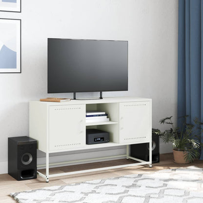 Hoge kast 100,5x39x107 cm staal mosterdgeel