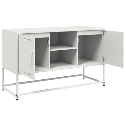 Hoge kast 100,5x39x107 cm staal mosterdgeel
