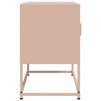 Hoge kast 100,5x39x107 cm staal wit