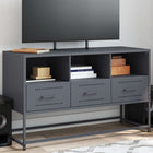 TV cabinet 100.5x39x60.5 cm steel anthracite
