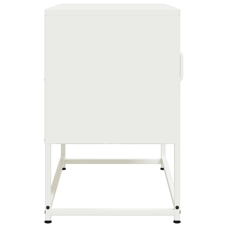 Tv-meubel 100,5x39x60,5 cm staal olijfgroen