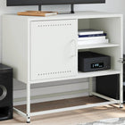 TV cabinet 100.5x39x60.5 cm steel olive green