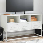 TV cabinet 100.5x39x60.5 cm steel white