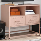 TV unit 68x39x60.5 cm steel pink