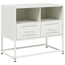 Tv-meubel 68x39x60,5 cm staal wit