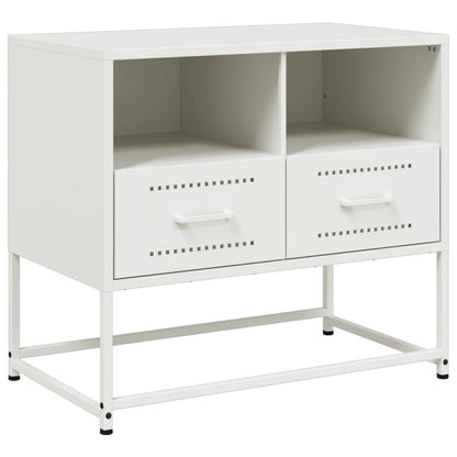 Tv-meubel 68x39x60,5 cm staal wit