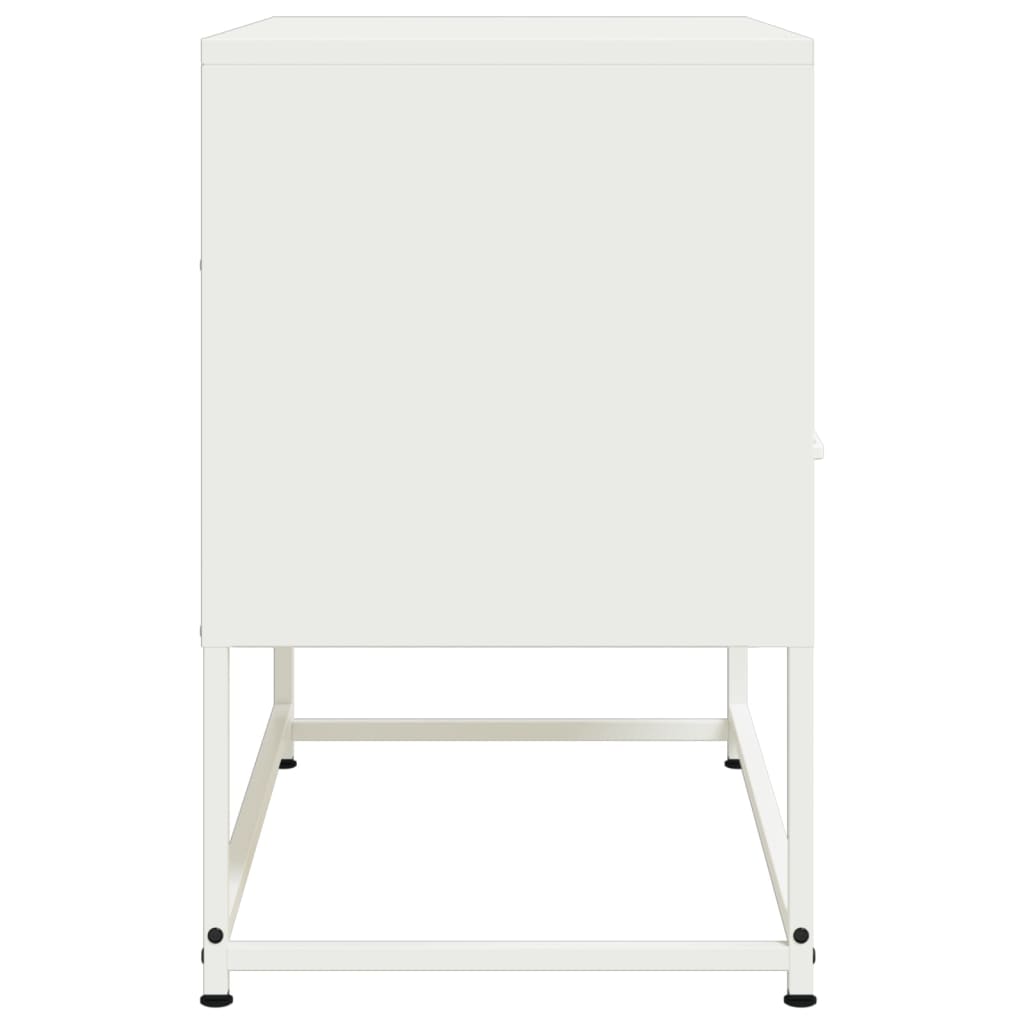 Tv-meubel 68x39x60,5 cm staal wit