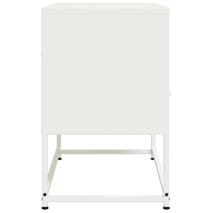 Tv-meubel 68x39x60,5 cm staal wit
