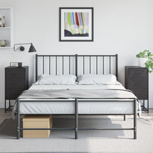 Nachtkastjes 2 st 36x39x78 cm staal zwart