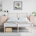 Bedside tables 2 pcs 36x39x78 cm steel pink