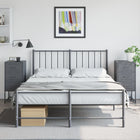 Bedside tables 2 pcs 36x39x78 cm steel anthracite