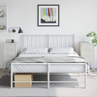 Nightstands 2 pcs 36x39x78 cm steel white