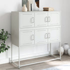 Sideboard 100.5x39x107 cm steel white