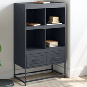 Hoge kast 68x39x111,5 cm staal antraciet