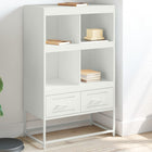 Tall cabinet 68x39x111.5 cm steel white