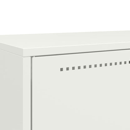 Hoge kast 68x39x111,5 cm koudgewalst staal wit