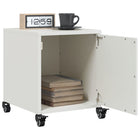 Bedside tables 2 pcs 36x39x43.5 cm steel white