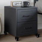 Bedside table 36x39x43.5 cm steel anthracite