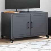 Tv-meubel 68x39x43,5 cm staal antraciet